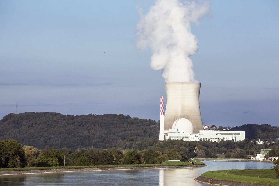 Carte des centrales nucléaires de France