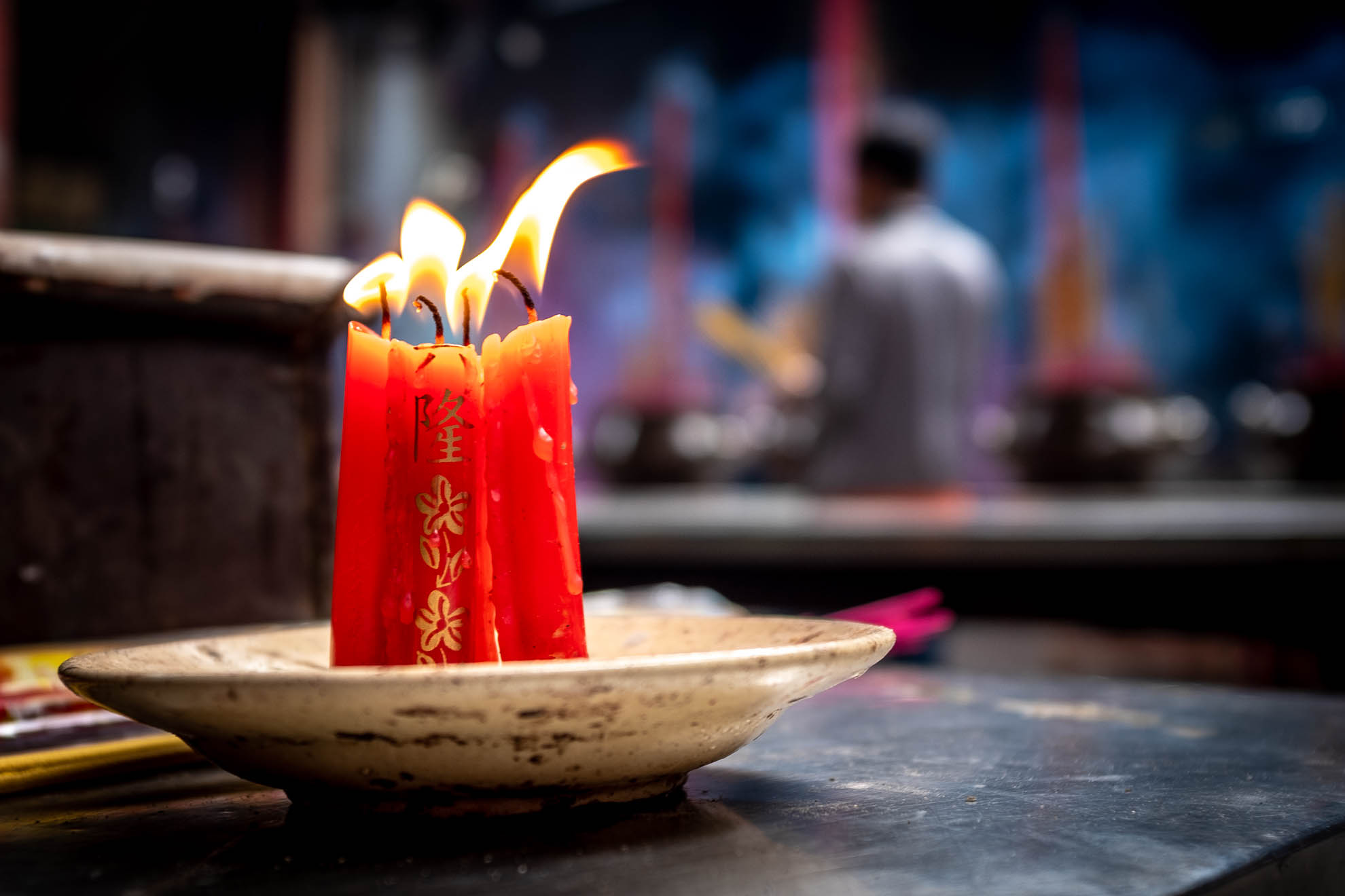 Bougies de prières, Vietnam