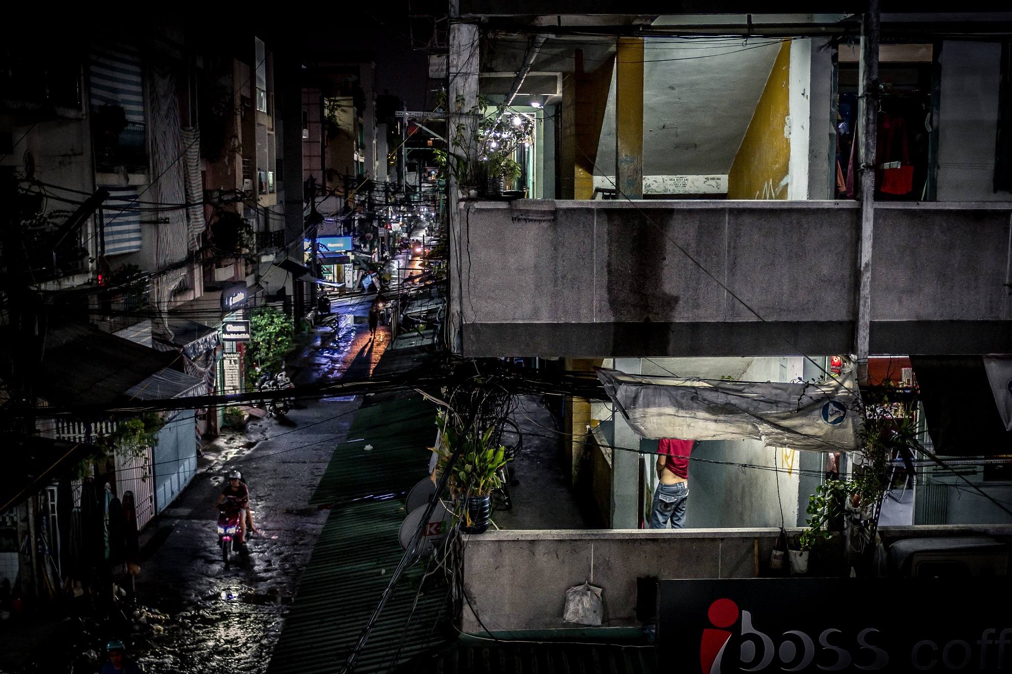 Perspective résidentielle 2, Saigon la nuit