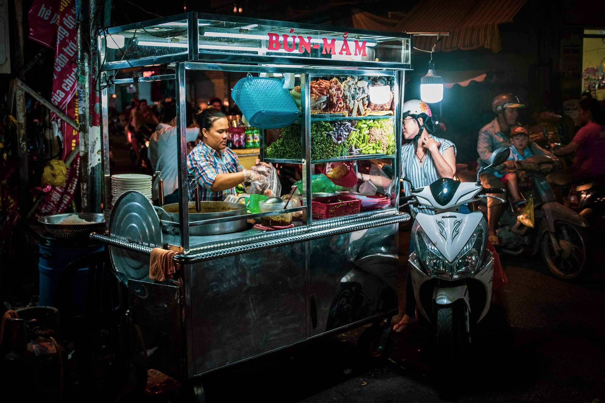 Vendeur de soupe, Saigon Binh Thanh