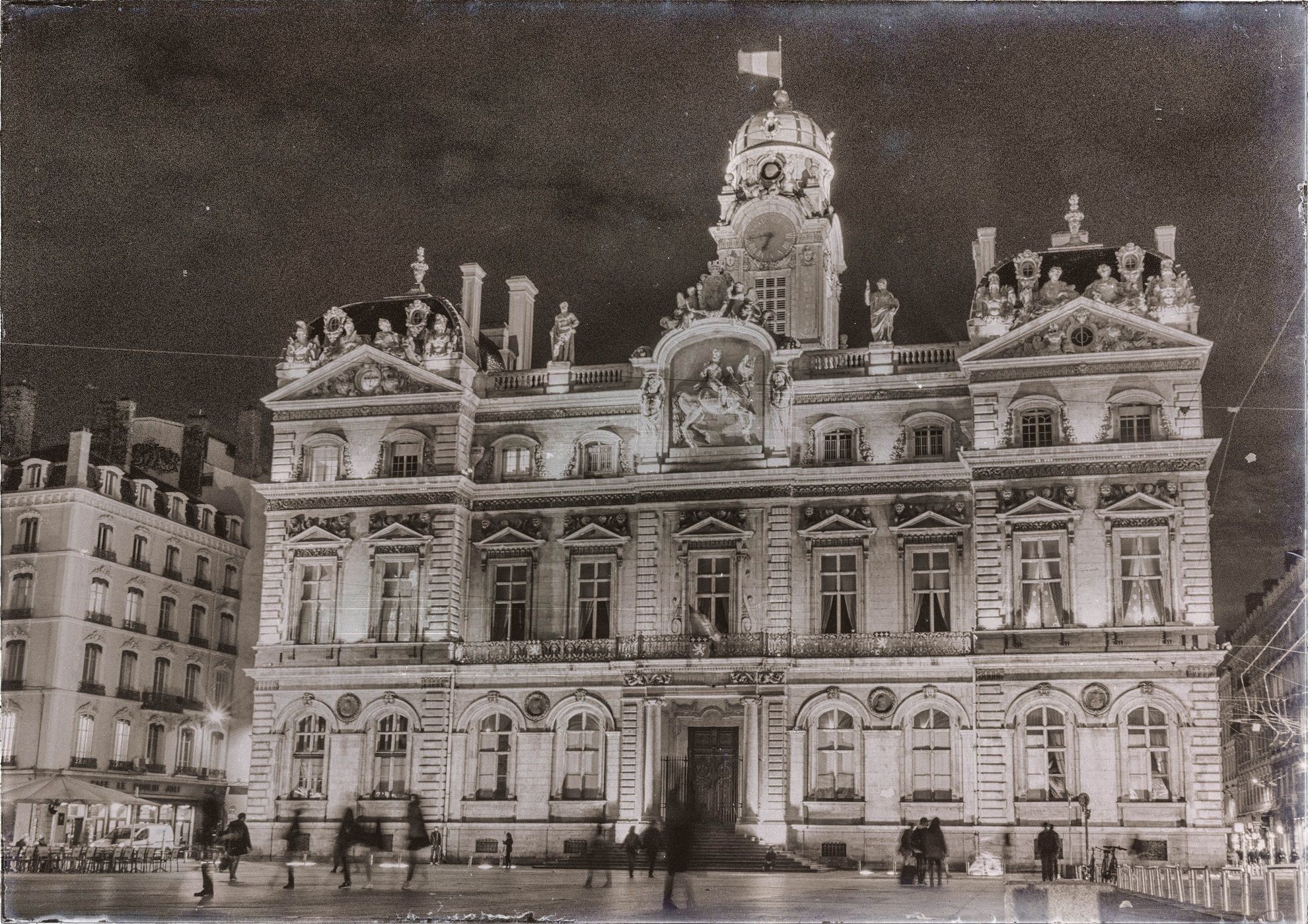 Hôtel de Ville Lyon rétro
