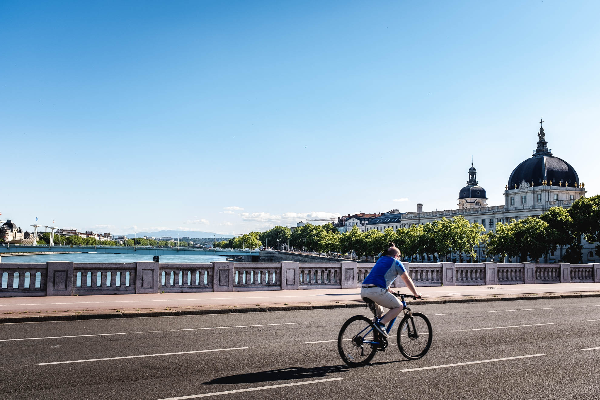 Lyon - Place Bellecour, jour du déconfinement