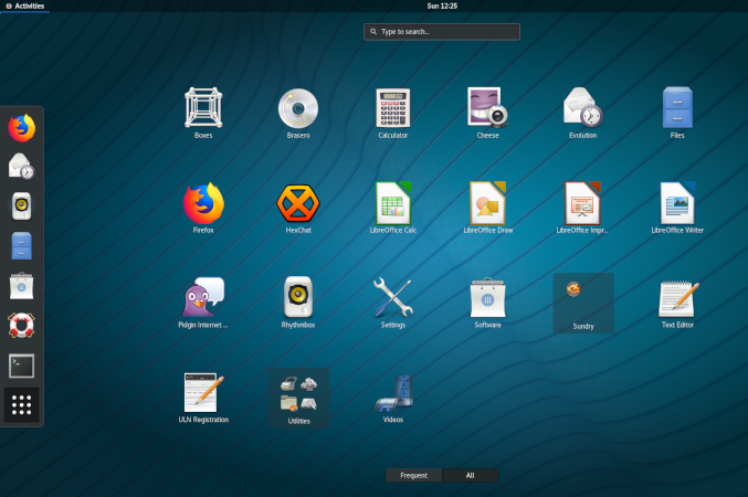 Un environnement de bureau Linux